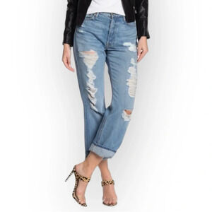 GRLFRND Rhea Straight Leg Jeans in Easy  Feeling 25